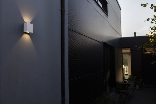  צמוד קיר לבן GEMINI-BEAM UP&DOWN LUTEC 10W IP54 אור חם 