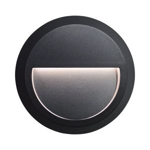  צמוד קיר שחור LOTUS-R 2W IP65 3CCT 