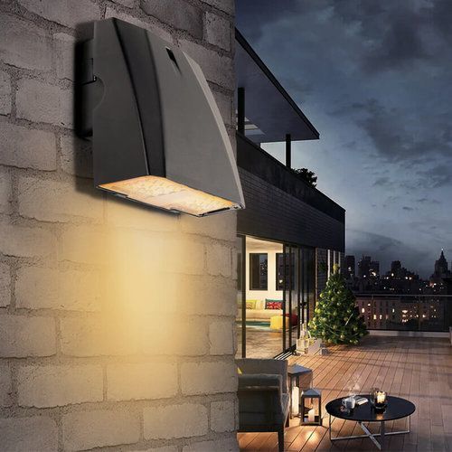  צמוד קיר אפור ORBIT 30W IP65 אור ניטרלי 