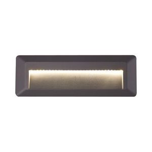  צמוד קיר אפור LOTUS-V 2W IP65 3CCT 