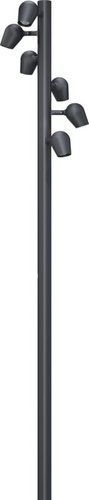  ספוט אפור ROSE 60W 36° אור ניטרלי + בסיס 