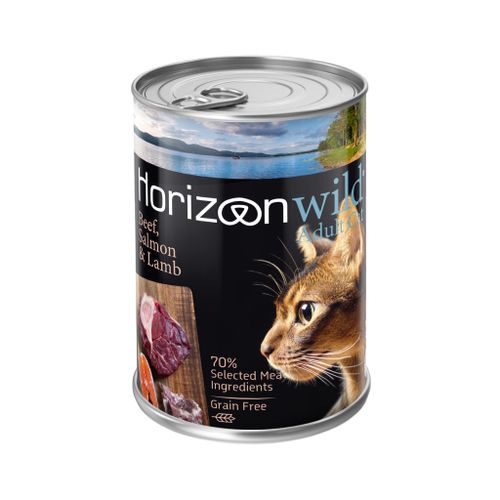 הורייזן בקר, טלה וסלמון לחתול בוגר – Horizon Beef – תמונת מוצר ראשית