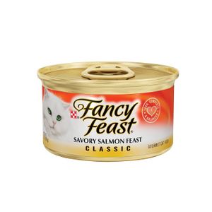 פנסי פיסט פטה מוס סלמון מעדן לחתול 85 גרם – Fancy Feast Classic Savory Salmon