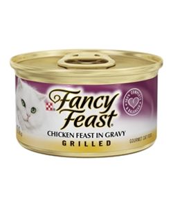 פנסי פיסט גריל עוף ברוטב מעדן לחתול 85 גרם – Fancy Feast Grilled Chicken in Gravy