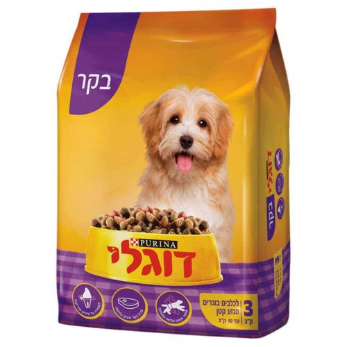 דוגלי ג'וניור מזון יבש ומלא לגור כלבים – עוף – תמונת מוצר ראשית