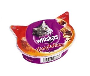 חטיף ויסקס טמפטיישן עם בקר 60 גרם – Whiskas Temptations with Beef