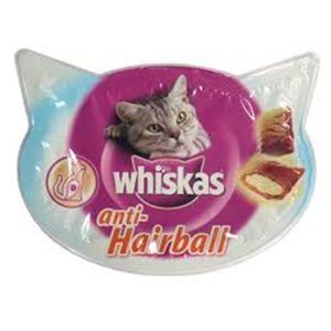 חטיף ויסקס למניעת היירבול בחתולים 50 גרם – Whiskas Anti Hairball