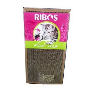 ריבוס מגרדת מקרטון לחתולים עם קטניפ – Ribos Cat Scratcher