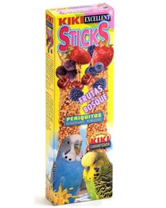 קיקי מקלות דבש פירות יער לתוכונים 60 גרם – Kiki Sticks Forest Fruits For Budgerigars