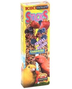 קיקי מקלות דבש פירות יער לכנר 60 גרם – Kiki Sticks Forest Fruits For Canaries