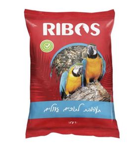 ריבוס תערובת לתוכים גדולים 1 ק"ג – Ribos Large parrots mixture