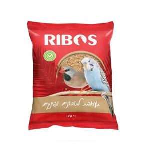 ריבוס תערובת לתוכונים ופינקים 1 ק"ג – Ribos budgies and finches mixture