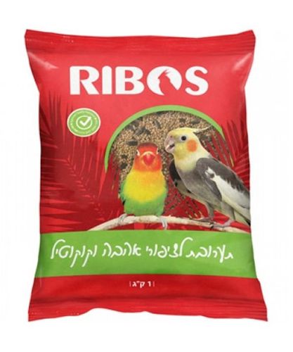 ריבוס תערובת לקוקטילים וציפורי אהבה ארוז 1 ק