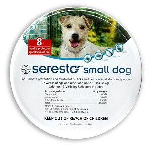 קולר סרסטו נגד פרעושים וקרציות לכלבם קטנים – Seresto Small Dog