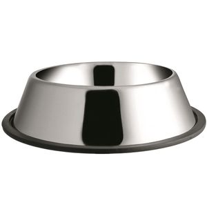 קערת נירוסטה סטנדרטית לכלב 25 ס"מ – Standard Stainless Steel Bowl