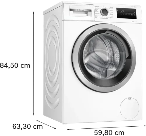 מכונת כביסה פתח חזית Bosch Serie 4 WAN2425NPL – קיבולת 8 ק