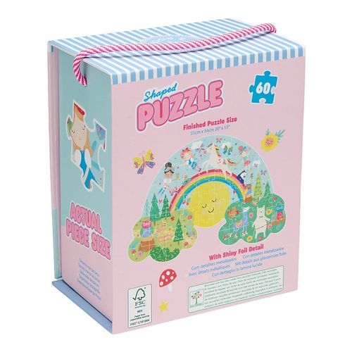 פאזל 60 חלקים מעוצב פיות קשת בענן