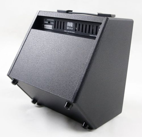 מגבר תופים אקטיבי ROQ Audio QDA25 - מגבר 25 וואט עם רמקול 5.5 אינץ', אקולייזר 3 פסים, בלוטות' וכניסות AUX לתופים אלקטרוניים וכלי נגינה