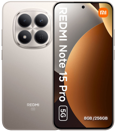 טלפון סלולרי Xiaomi Redmi Note 15 Pro 5G 256GB 8GB RAM 