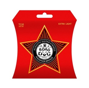 סט מיתרים לגיטרה אקוסטית ROAD DOG TC10 עם ציפוי פולימר דק במיוחד - ROAD DOG TC10 001-002