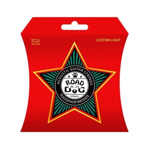 סט מיתרים לגיטרה אקוסטית - ROAD DOG TC11 011-052