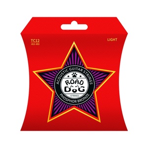 סט מיתרים לגיטרה אקוסטית - ROAD DOG TC12 012-053
