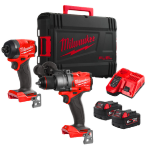 סט מברגת אימפקט + מקדחה רוטטת מילווקי דור 4 Milwaukee 3697-22 M18 FUEL 18V