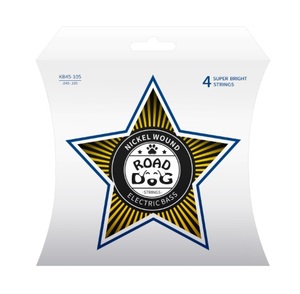 סט מיתרים לגיטרה בס 4 מיתרים ROAD DOG KB45-105 ציפוי נקל (PVD ) - ROAD DOG KB45 045-105