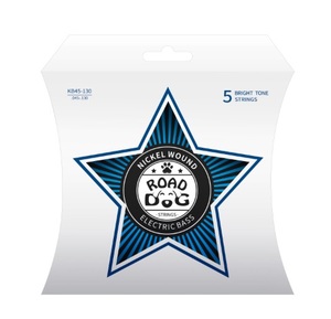 סט מיתרים לגיטרה בס חשמלית 5 מיתרים ROAD DOG KB45-130 ציפוי PVD