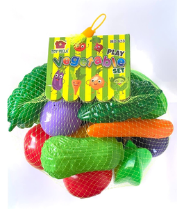 שק רשת עם 20 ירקות פלסטיק למשחקי דמיון