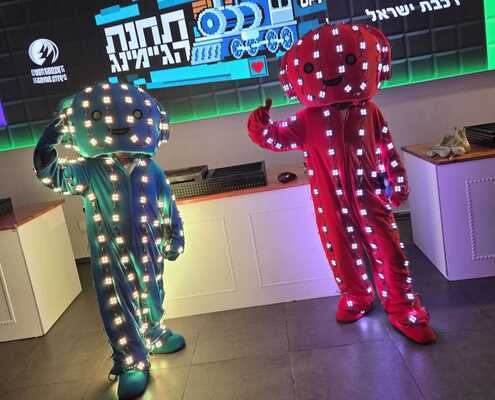 בובות רובוטים לד