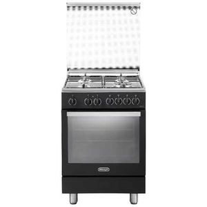 תנור משולב כיריים גז 4 להבות DeLonghi דלונגי PEMA64L-IL שחור