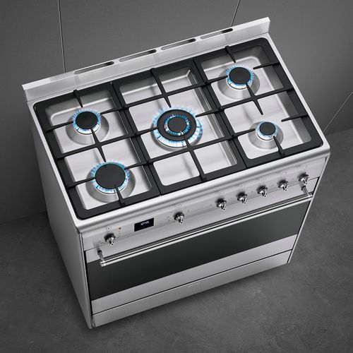 ‏תנור משולב כיריים Smeg SSA91MAX2