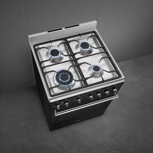 ‏תנור משולב כיריים Smeg SSA60MBL2