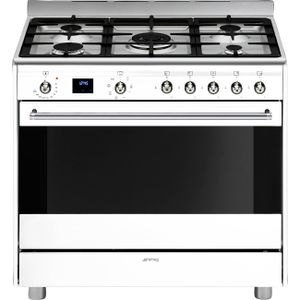 ‏תנור משולב כיריים Smeg SSA91MAWH2