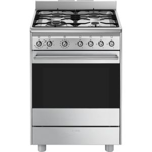 ‏תנור משולב כיריים Smeg SSA60MX2