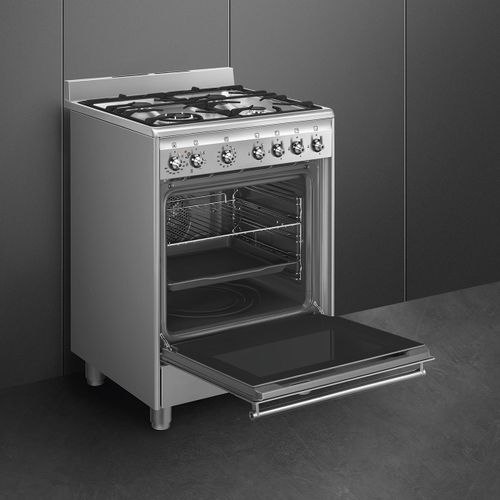 ‏תנור משולב כיריים Smeg SSA60MX2