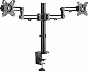 זרוע מתכווננת לשני מסכי מחשב עד 32″ EAZO C2B