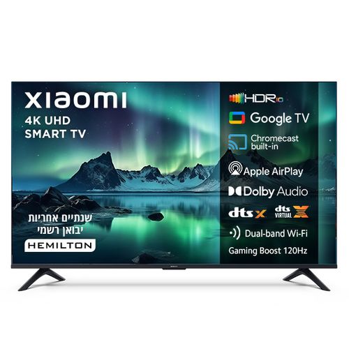 טלוויזיה Xiaomi A 65 L65MB-AME 4K ‏65 ‏אינטש שיאומי