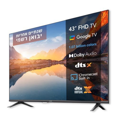 טלוויזיה Xiaomi TV A 43 L43MA-AFME 2025 Full HD ‏43 ‏אינטש שיאומי