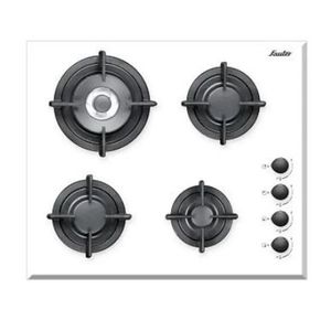 כיריים גז Sauter SHG8010W זכוכית לבנה סאוטר
