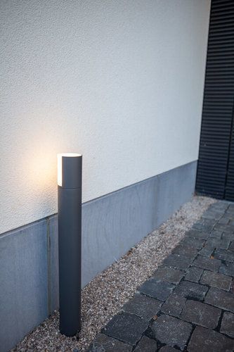  בולרד אפור כהה CYRA LUTEC 8W IP54 650mm אור חם 