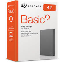 דיסק קשיח חיצוני נייד Seagate Basic 4TB 2.5