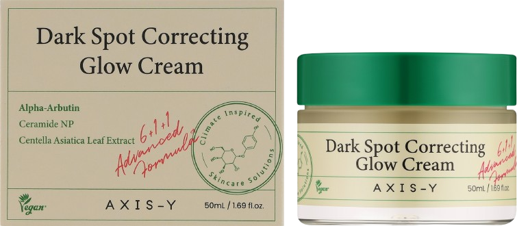 Axis-Y Dark Spot Correcting Glow Cream 50ML אקסיס וואי קרם לטיפול בכתמים כהים