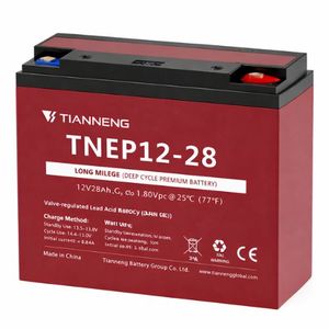 מצבר אטום פריקה עמוקה - TNEP 12V 28Ah