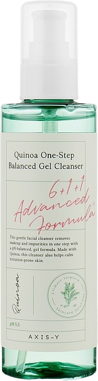 Axis-Y Quinoa One-Step Balanced Gel Cleanser 180ML אקסיס וואי ג