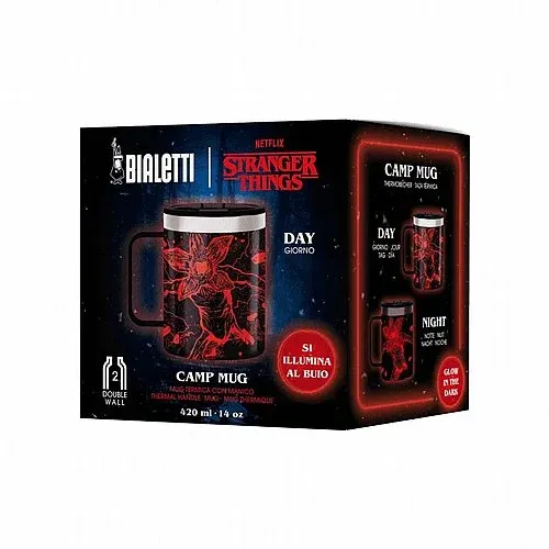 מאג נירוסטה Bialetti Stranger Things 420ml עם אריזה