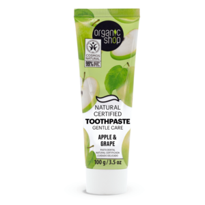 משחת שיניים תפוח וענבים אורגניק שופ 100 גרם - Organic Shop Apple & Grape Toothpaste