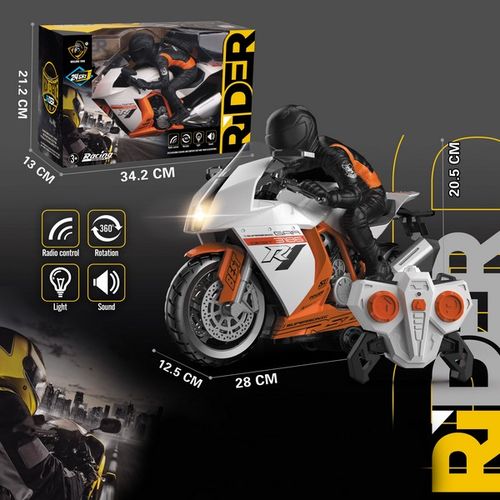 אופנוען על שלט RIDER 