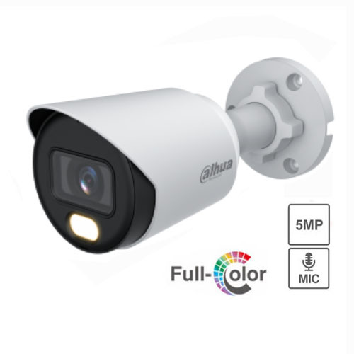 מצלמת אבטחה צינור ראיית לילה צבעונית 5.0MP Full Color עדשה 2.8 מ